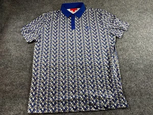Redvanly Herren Poloshirt Large blau grau 12 Eichen bestickt Golf - Bild 1 von 9