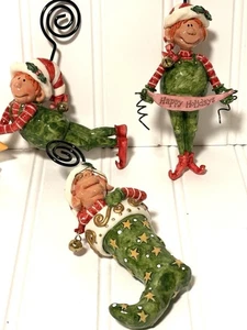 Nancy Williams 3 Elfen Figuren Coyne’s & Company Vintage 2000 - Bild 1 von 7