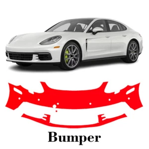 Front bumper PreCut PPF Paint Protection Film For Porsche Panamera 2017-2021 - Picture 1 of 8