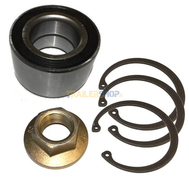 TRAILERSHOP.IT KIT CUSCINETTO 200X25 250X40 39/72-37 COMPATIBILE PER ASSALE ALKO TAMBURO 2051 A