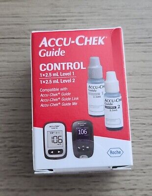 Accu-Chek Guide Blood Glucose Control Solution [Level 1 & Level 2] Exp 04/24. #1 • 15.16€