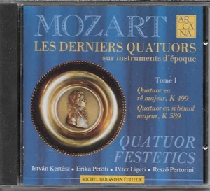 Mozart Les Derniers Quatuors sur Instruments d'Epoque Tome 1 K499 & 599 - Picture 1 of 2