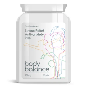 RELAX WITH NO MORE STRESS TABLETS By BODY BALANCE - Picture 1 of 2