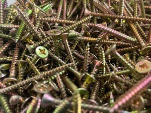 Mixed In The Pack Multi Purpose Pozi Countersunk Wood Screws 12 - 70mm ZYP screw - Picture 1 of 24