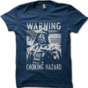 Darth Vader T-Shirt Chocking Hazard bedruckt 9345 - Bild 1 von 7