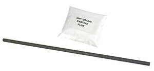 Graphite Stir Rod and Anhydrous Flux Gold Silver Metal Casting Refining Set - Picture 1 of 1