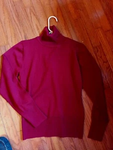 Cielo Burgundy Red Turtleneck Sweater XL Soft Warm Nwt - Picture 1 of 4