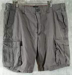 Pantaloncini cargo Gap Khakis da uomo 40 grigi vivaci tasche corte casual - Foto 1 di 7