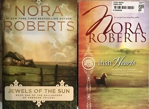 (2 SC) NORA ROBERTS Jewels of the Sun AND Irish Hearts 2-in-1 - Imagen 1 de 3