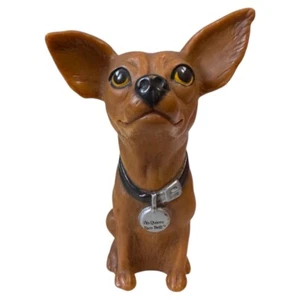 Taco Bell Chihuahua Applause Yo Quiero Taco Bell Plastic Dog 4 inches tall euc - Foto 1 di 4