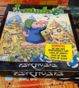 Lemmings (Psygnosis 1990) Commodore Amiga (Disco, Manual, Caja) funciona 16 bits - Imagen 1 de 3