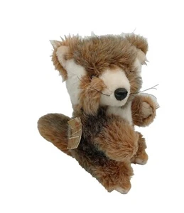 ⚡Teddy Hermann Hirschaid Waschbär roter Panda Vintage Retro Etickett 1980 26cm⚡ - Bild 1 von 11