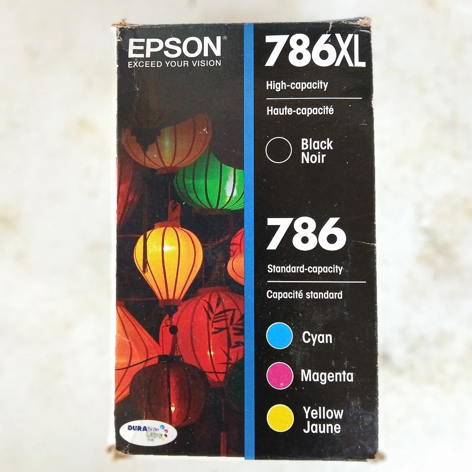 Genuine Epson 786XL Black & 786 Color - Exp.: 03/2023 - Image 1 of 1