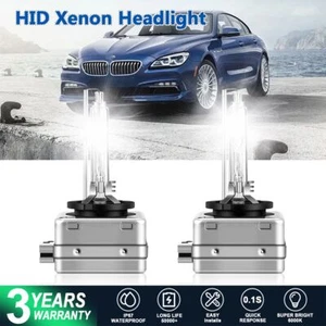 2x New D1S Xenon HID Headlight Bulbs 6000K White FOR BMW Alpina B6 B7 B7L - Picture 1 of 12