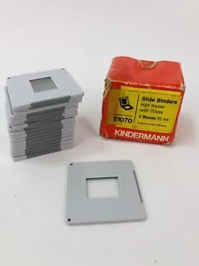 VTG NEW 18x Kindermann 21070 35mm Glassless Slide Binders in Box NOS 2x2" - Picture 1 of 4