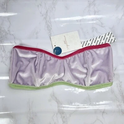 Sujetador sin tirantes Capittana para mujer talla S terciopelo lila precio de venta sugerido por el fabricante $189 Foto 1 de 4