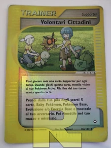 Voluntarios Ciudadanos Aquapolis 136/147 Reverse Holo Foil Italiano Good - Bild 1 von 3