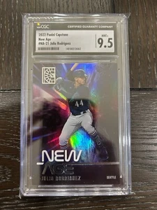 Julio Rodriguez 2022 Panini Capstone New Age Insert RC CGC 9.5-Mariners - Picture 1 of 2