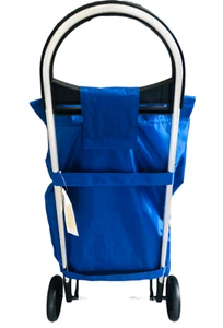 Carrello porta spesa, in omaggio, una borsa portaspesa e gettone carrello. 50 lt - Foto 1 di 5