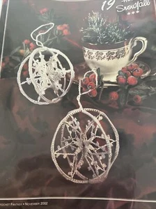 ~CHRISTMAS “Heavy Snowfall Ornaments” PATTERN~ - Picture 1 of 2