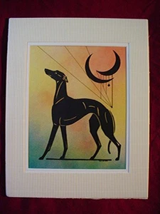 Print of Stylized multi medium Whippet Greyhound #33 by Cindy A. Conter - Picture 1 of 1