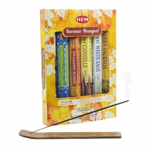 HEM Incense Bouquet Assortment 7 with FREE BURNER - Picture 1 of 3