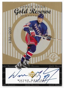 WAYNE GRETZKY 1998 UPPER DECK GOLD RESERVE CARD #132/200! - Picture 1 of 2