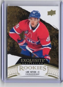 2024-25 Exquisite Collection Rookies Gold Lane Hutson RC #84/99 No R-LH MONTREAL - Picture 1 of 2