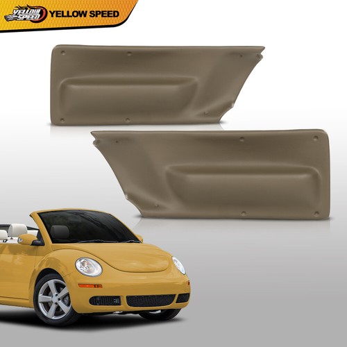 Fit For VW Beetle 2003-2010 Convertible Neutral Brown Door Panel Insert ...