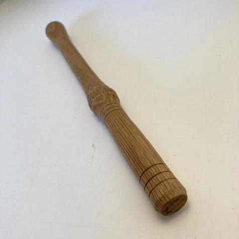 Vintage Hand Made Garden Dibber Wooden  Measurements Garden Tool Primitive Cover