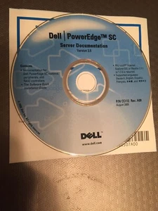 Dell PowerEdge SC Server Documentation Version 2.5 P/N CC112 Rev.A00 August 2005 - Picture 1 of 1