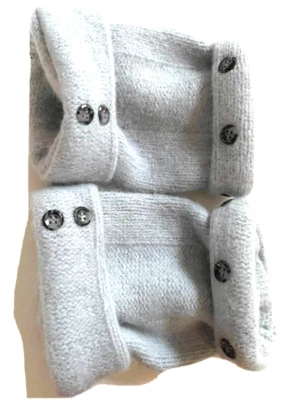 ПЕРЧАТКИ БЕЗ ПАЛЬЦЕВ СЕРЫЕ СИНИЕ КАШЕМИРОВЫЕ АНГОРСКИЕ M СРЕДНИЕ ВАРЕЖКИ ГРЕЛКИ ДЛЯ РУК МАНЖЕТЫ - Изображение 1 из 2