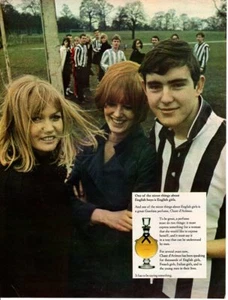 Vintage Beauty Fashion ad 1966 Perfume Chant d' Aromes English boys Girls as - Picture 1 of 1