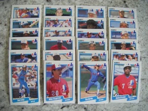 FLEER 1990 MONTREAL EXPOS  24 CARD Team Set - Picture 1 of 1