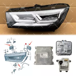 LEFT LED HEADLIGHT DRL CONTEOL MODULE SET LEFT+RIGHT For AUDI Q5 SQ5 2018-2020 - Picture 1 of 2