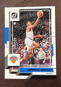 2022-23 Panini Donruss IMMANUEL QUICKLEY *Purple Press Proof Foil!* #160/199