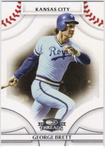 GEORGE BRETT 2008 DONRUSS THREADS Card #27 NM-MT Condition