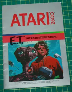 Atari 2600 Game Manual: E.T. The Extra-Terrestrial - Picture 1 of 2