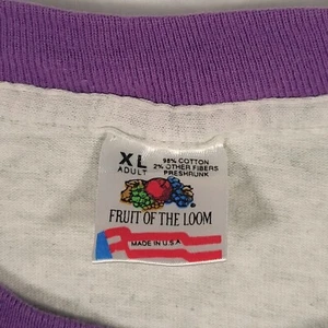 xl Erwachsene Fruit of the Loom grau Friseur Vintage T-Shirt - Bild 1 von 8