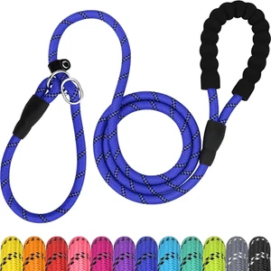 Tagme Slip Leads for Dogs, 6 FT Heavy Duty Dog Leash with Padded Handle, Strong - Picture 1 of 12