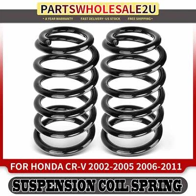 2x Muelles helicoidales traseros izquierdo y derecho para Honda CR-V 2002 2003 2004 2005-2011 2,4 L Foto 1 de 4