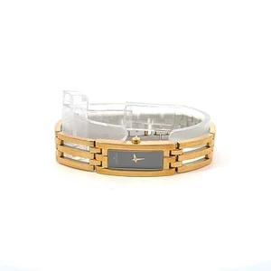 Movado Esperanza 88 H5 1400 Gold Tone Stainless Black Dial Ladies Watch - Picture 1 of 9