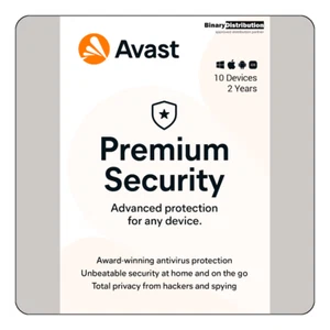 Avast Premium Security 2025 - 10 Devices - 2 Years [Download] - Afbeelding 1 van 3