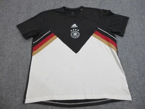 Germany Icon Shirt Mens XL Black National Team Logo Soccer Futbol Adidas - Picture 1 of 15