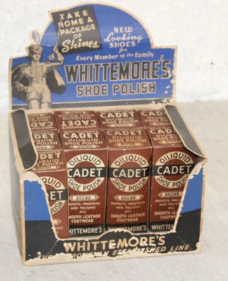 Whittemore's Cadet Обувь Польский Загородный Магазин Выставка САРАЙ НАХОДКА - Изображение 1 из 4