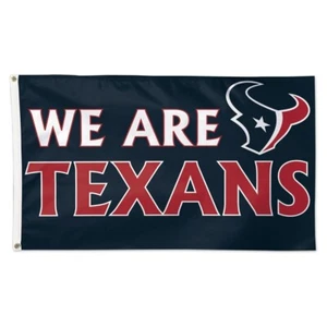 Houston Texans 3x5 ft Team Slogan Flag Super Bowl NFL - Ideal Gift Banner - Picture 1 of 1