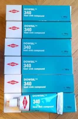 DOWSIL 340 - Dissipateur de chaleur - Tube 100g Blanc - Vendu à l'unité - Photo 1/4