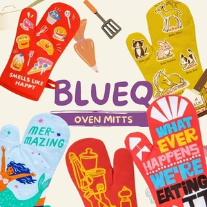 BlueQ Funny Oven Mitts in 36 Hilarious Styles Hangable Thermal Pot Holder Mitt - Picture 1 of 257