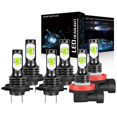 Faróis de LED + kit de lâmpadas de neblina para Land Rover Range Rover Sport 2006-2009 - Imagem 1 de 4