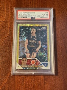 2023 Topps cromo McDonald’s All American Juju Watkins diamante amarillo/75 PSA 10 - Imagen 1 de 2